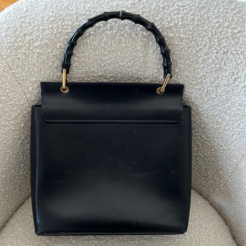 Vintage Gucci Bamboo Handle Handbag